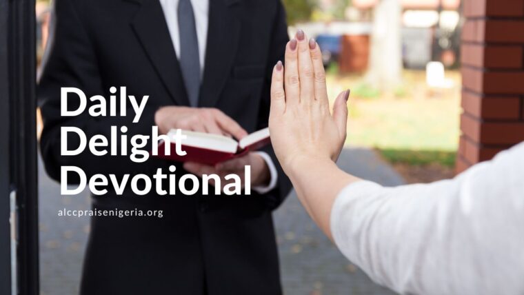 Beware of Falsehood - Daily Delight Devotional