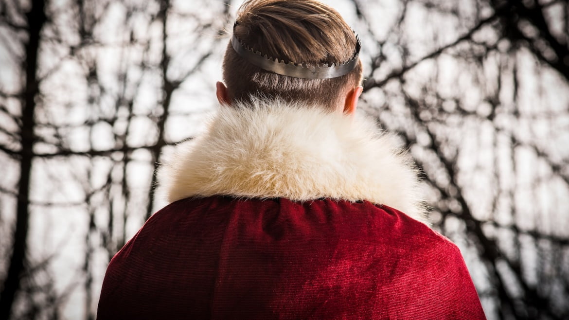 person wearing red and white coat