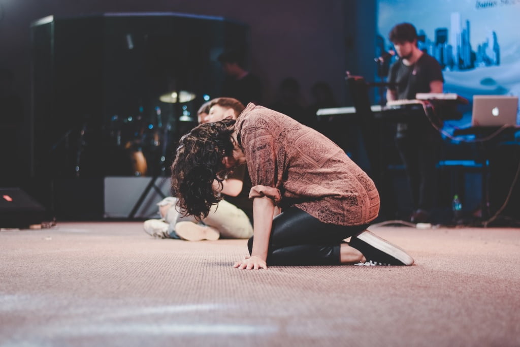 woman praying, fire power, prayer posture, resist the resistance,